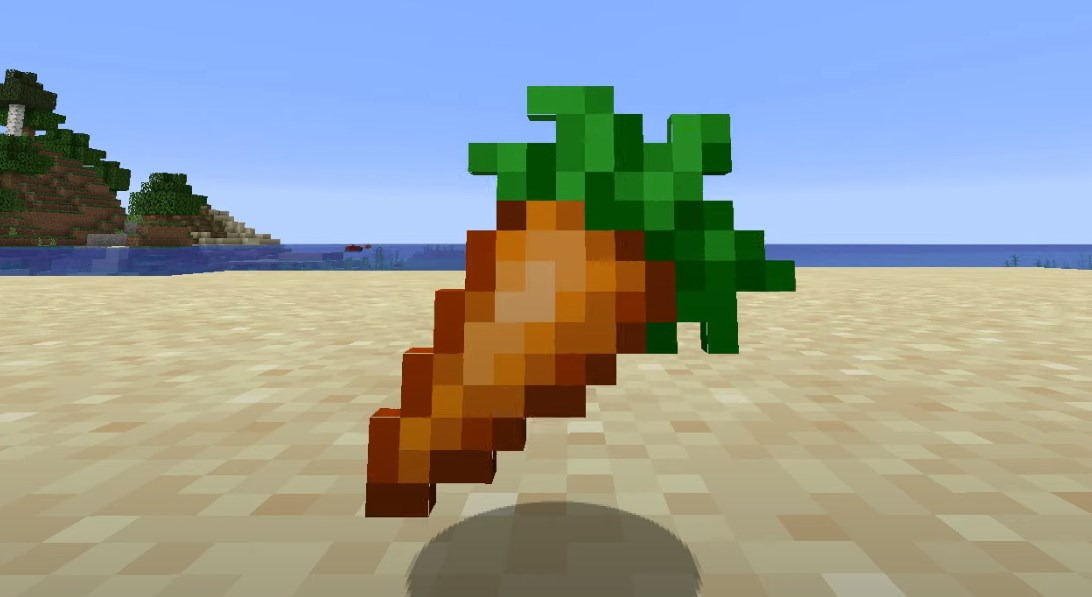 the carrot plant in Minecraft